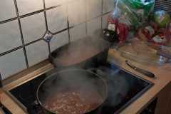 Essen bruzzelt schon